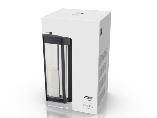 LED lucerna Firefly Black 35 cm