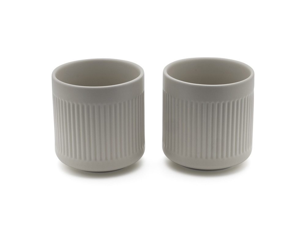 Kameninové hrnky Skagen šedé (2ks) 300 ml