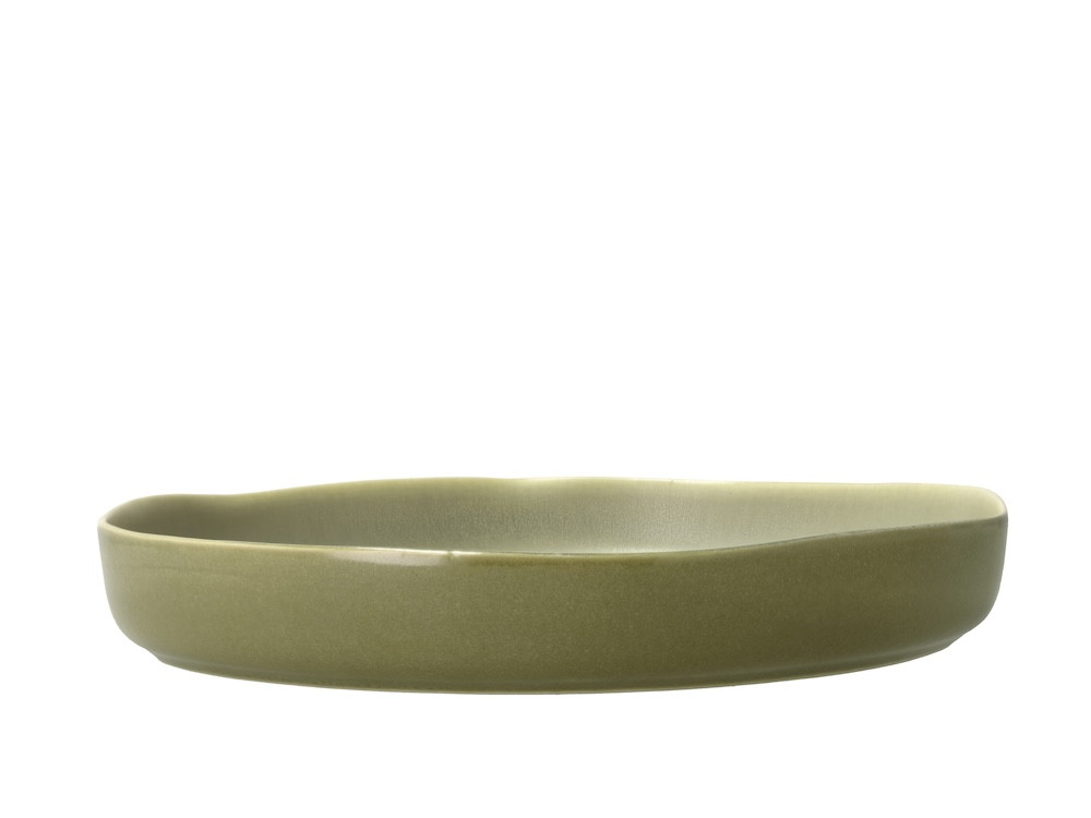 Kameninová servírovací mísa Shoku Pure Green 28 cm