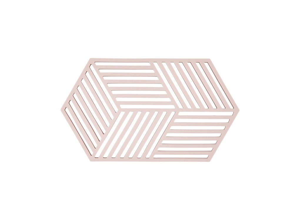 Silikonová podložka pod horké Hexagon Rose