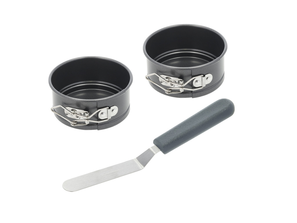 Sada mini dortových forem se stěrkou