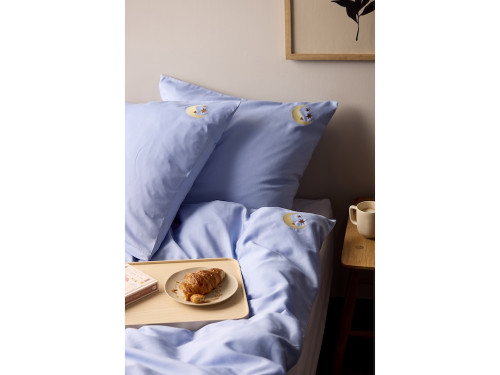 Bavlněné povlečení 140x200 Bonne Nuit Sky Blue