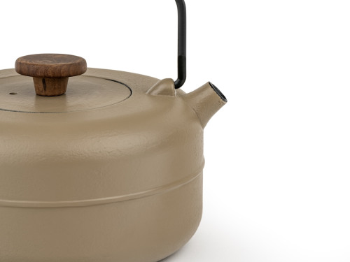 Litinová konvička Henan 0,75L béžová