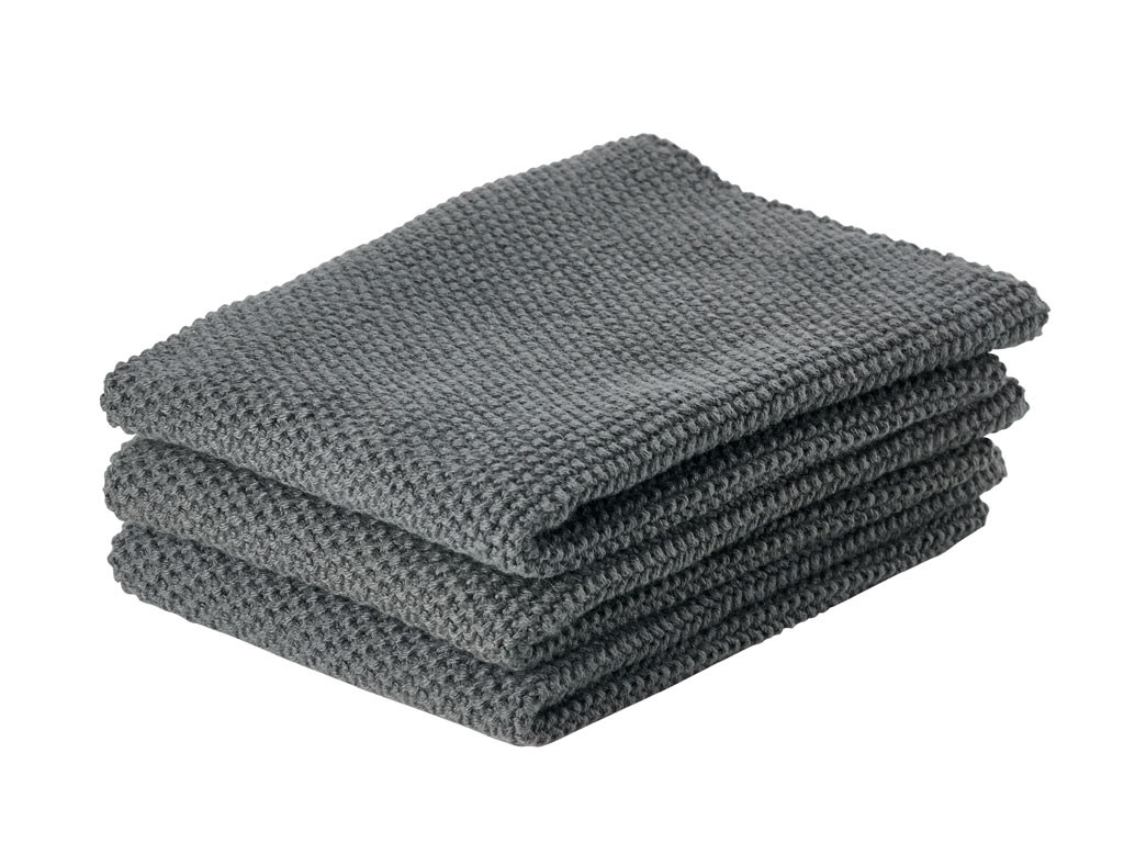 Kuchyňská utěrka (3 ks) 27x27cm Anthracite