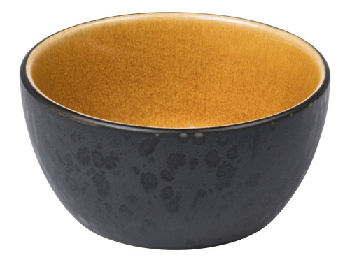 Kameninová servírovací miska 10 cm Black/Amber