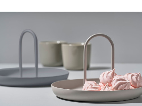 Servírovací tác 20 cm Singles Warm Grey