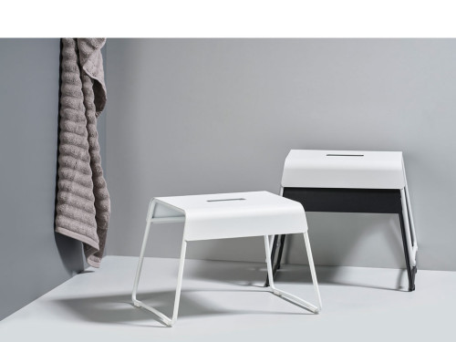 Kovová stolička A A-Stool Soft grey 27,5 cm (nosnost 110 kg)