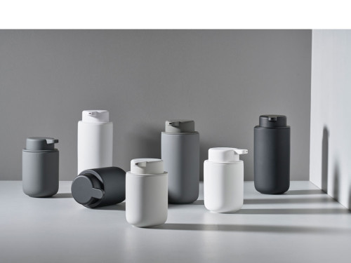 Dávkovač mýdla do koupelny Ume White (19cm)