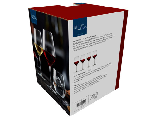 Sklenice na červené víno Juvel 50 cl (sada 4 ks)