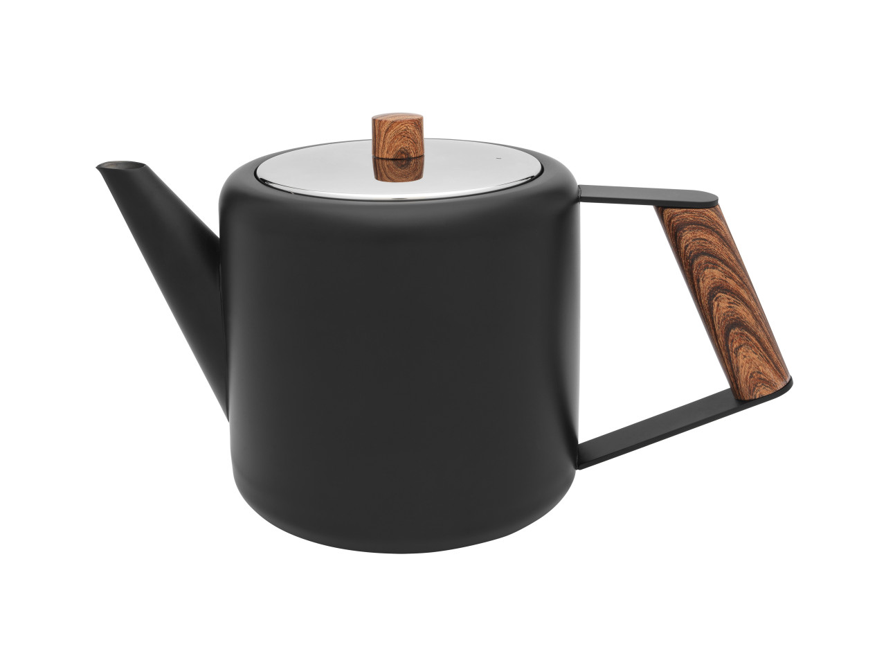 Dvoustěnná konvička na čaj Duet Boston, černá 1,1L