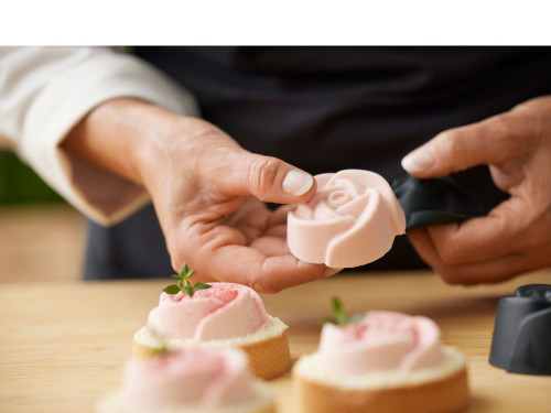 Nerezový prsten na tartaletky 8x2 cm