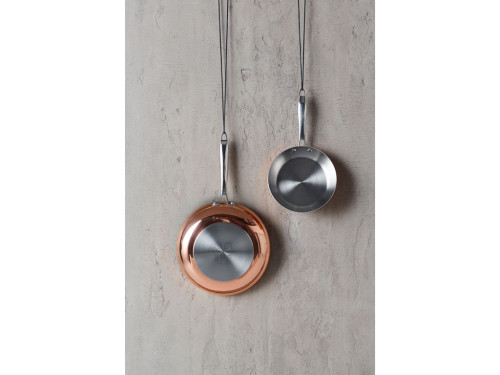 Měděná pánev na smažení 28cm