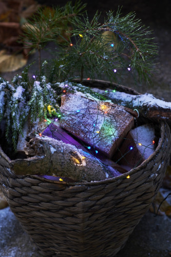 LED světelný řetěz Knirke, (40 LED světýlek)