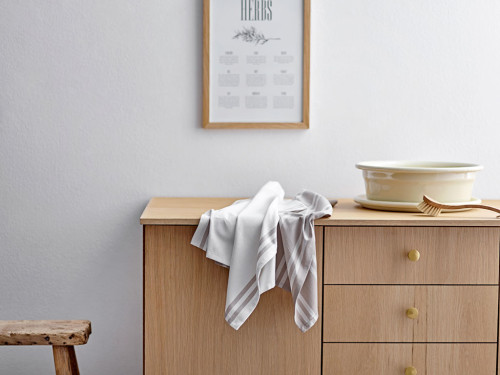 Kuchyňská utěrka 50x70 Soft Beige (sada 2 ks)