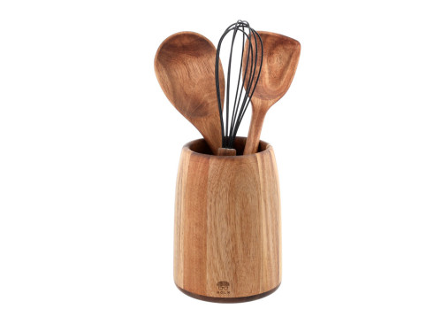 Stojan na kuchyňské náčiní 13x17 cm Akáciové dřevo