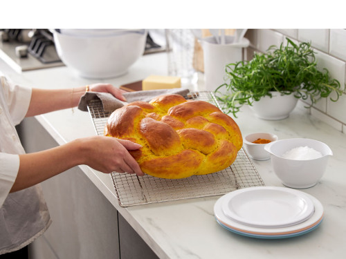 Piknikový mělký talíř 21cm Hamlet White