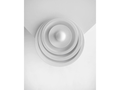 Piknikový mělký talíř 24,5 cm Hamlet White