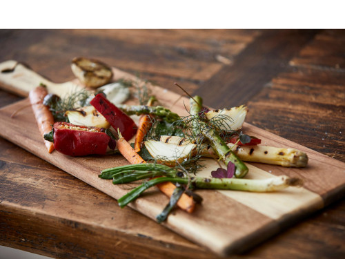 Akáciové servírovací prkénko 46x15 cm