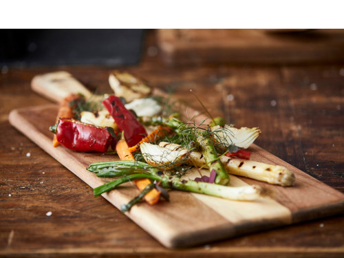 Akáciové servírovací prkénko 46x15 cm