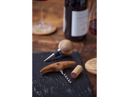 Akáciová vývrtka na víno 12 x 2,2 x 10,1 cm