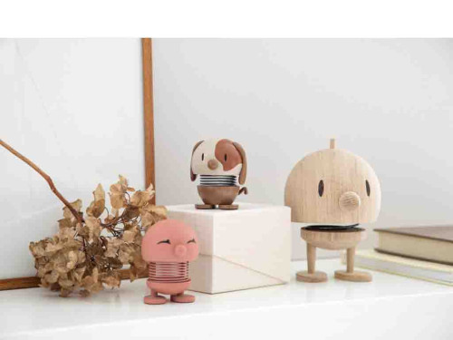 Figurka Hoptimist Bumble L Neopracovaný dub