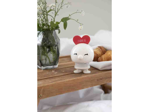 Figurka Hoptimist Love Bimble M Bílá