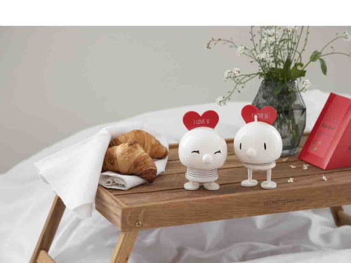 Figurka Hoptimist Love Bumble M Bílá