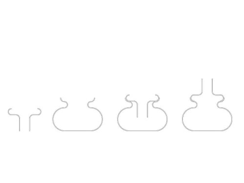 Ručně foukaná váza 23 x 25 cm Pure Clear