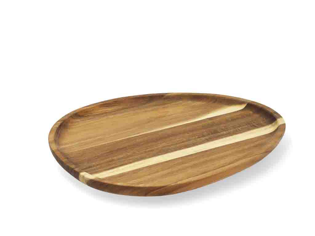 Akáciové servírovací tác 30x24,5x1,5 cm