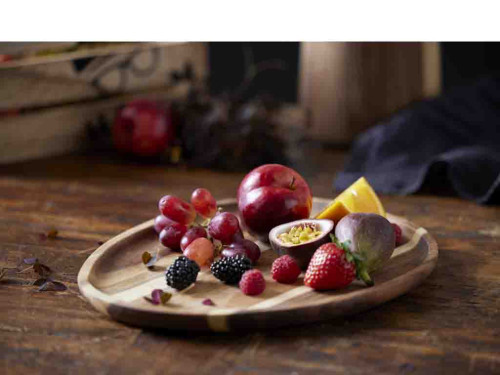 Akáciové servírovací tác 30x24,5x1,5 cm