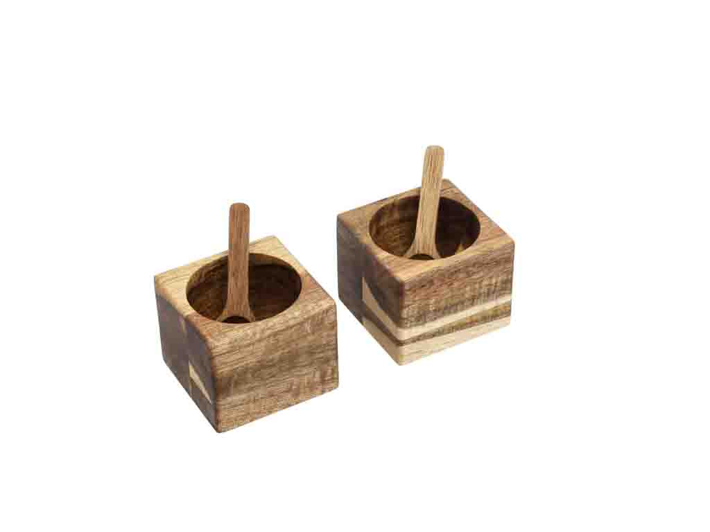 Sada akáciových misek (2 ks)