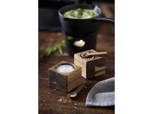 Sada akáciových misek (2 ks)