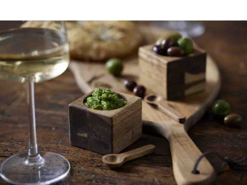 Sada akáciových misek (2 ks)