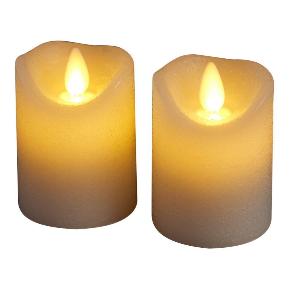 LED svíčka Sara Mini White (2 ks)