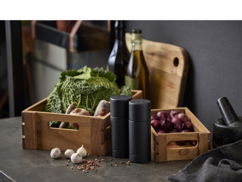 Sada krabiček z akáciového dřeva (2 ks)