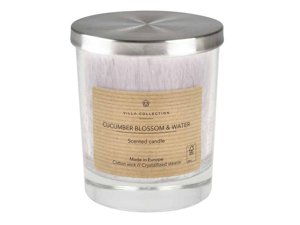 Vonná svíčka v skleněné dóze Kras Lilac