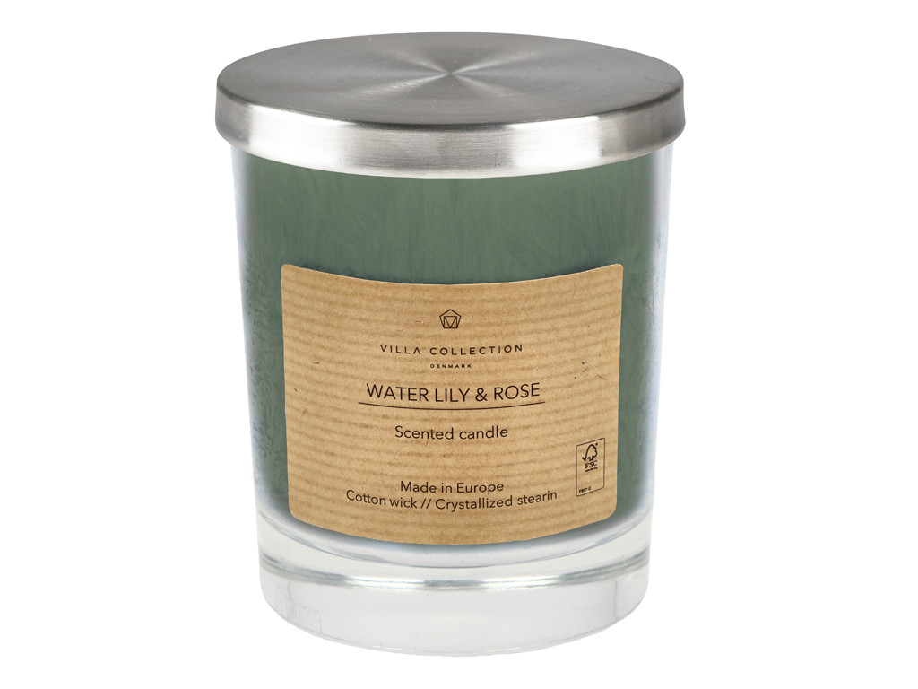 Vonná svíčka v skleněné dóze Kras Dark Green