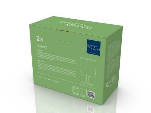 Sklenice na víno Torino 30 cl (2 ks) Green/Blue