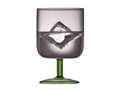 Sklenice na víno Torino 30 cl (2 ks) Pink/Green