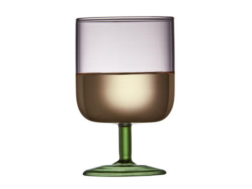Sklenice na víno Torino 30 cl (2 ks) Pink/Green