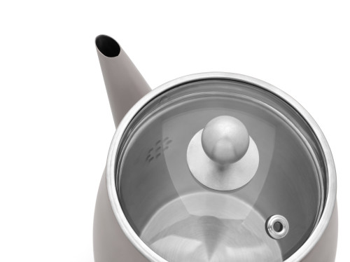 Dvoustěnná konvička na čaj Duet Eva, 1,1L šedá