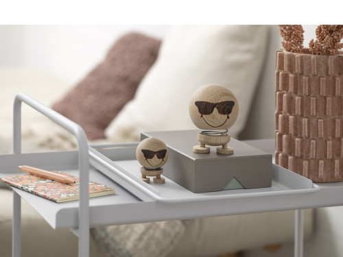 Figurka Hoptimist Smiley Cool S Neopracovaný dub