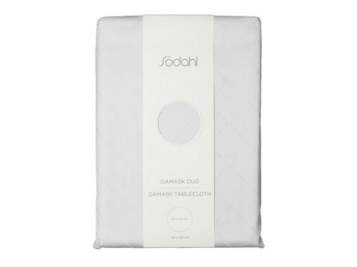 Kuchyňský ubrus ⌀180 Tiles Damask Optical White