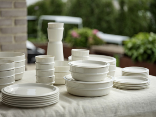 Porcelánový hrnek 19 cl Eau Offwhite