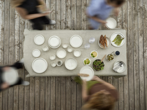 Porcelánový hrnek 19 cl Eau Offwhite