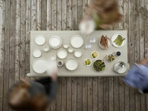 Porcelánový hrnek 19 cl Eau Offwhite