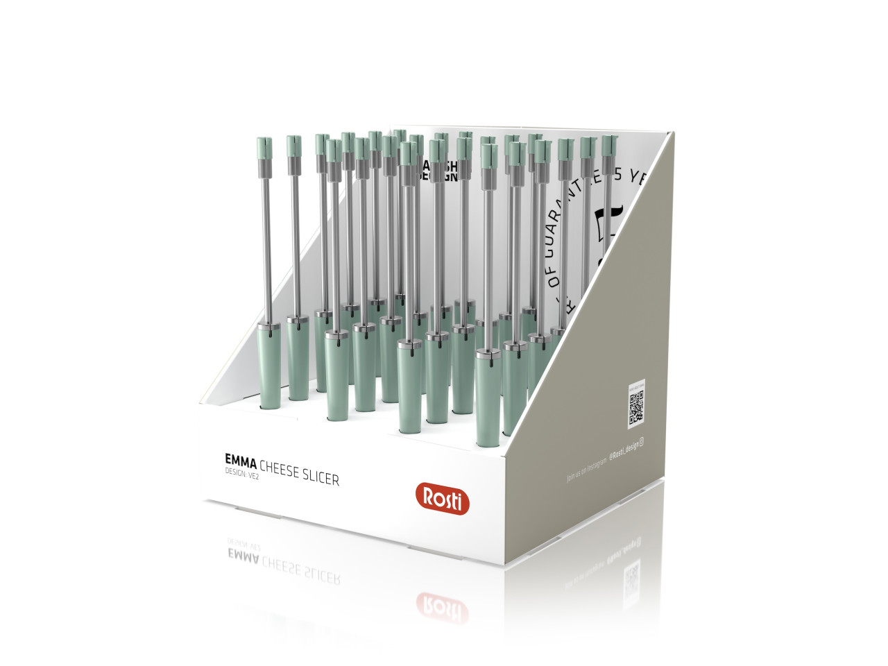 Displej Strunový kráječ sýra 24 ks Emma Nordic Green