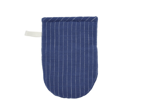 Mini kuchyňská chňapka 14x21 Line Royal Blue