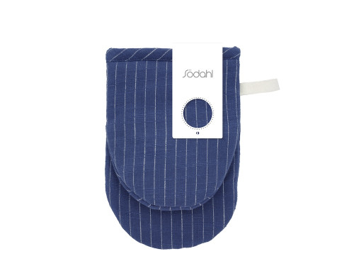 Mini kuchyňská chňapka 14x21 Line Royal Blue