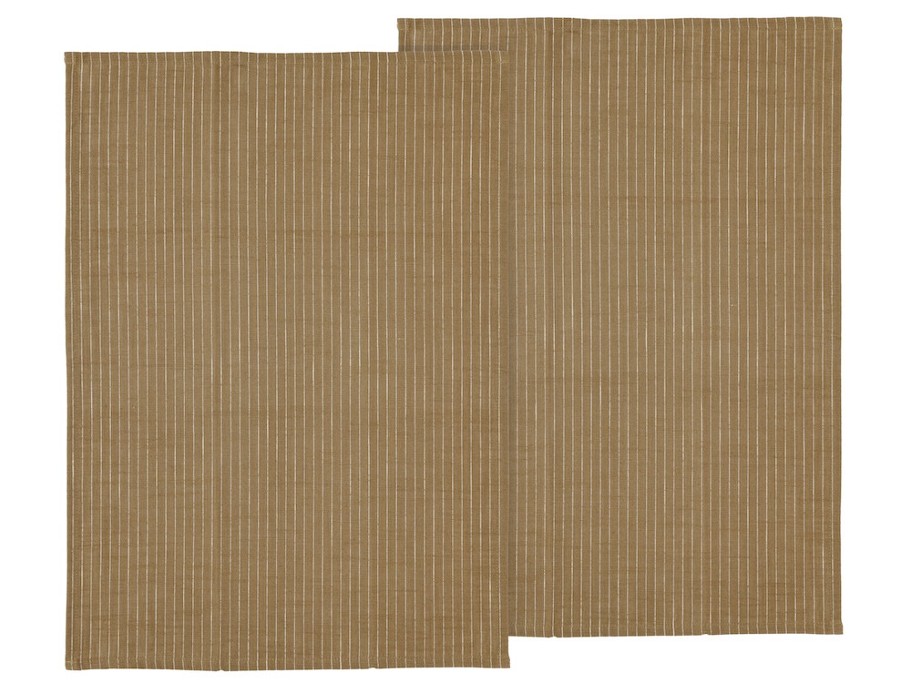 Kuchyňská utěrka 50x70 Line (sada 2 ks) Warm Taupe